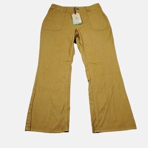 Prana Tan Ankle Cropped Pants